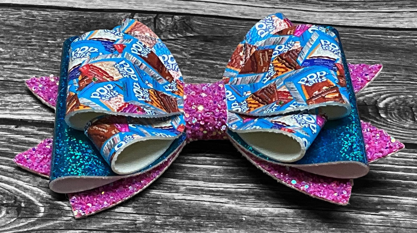 4" Poptarts Hair Bow