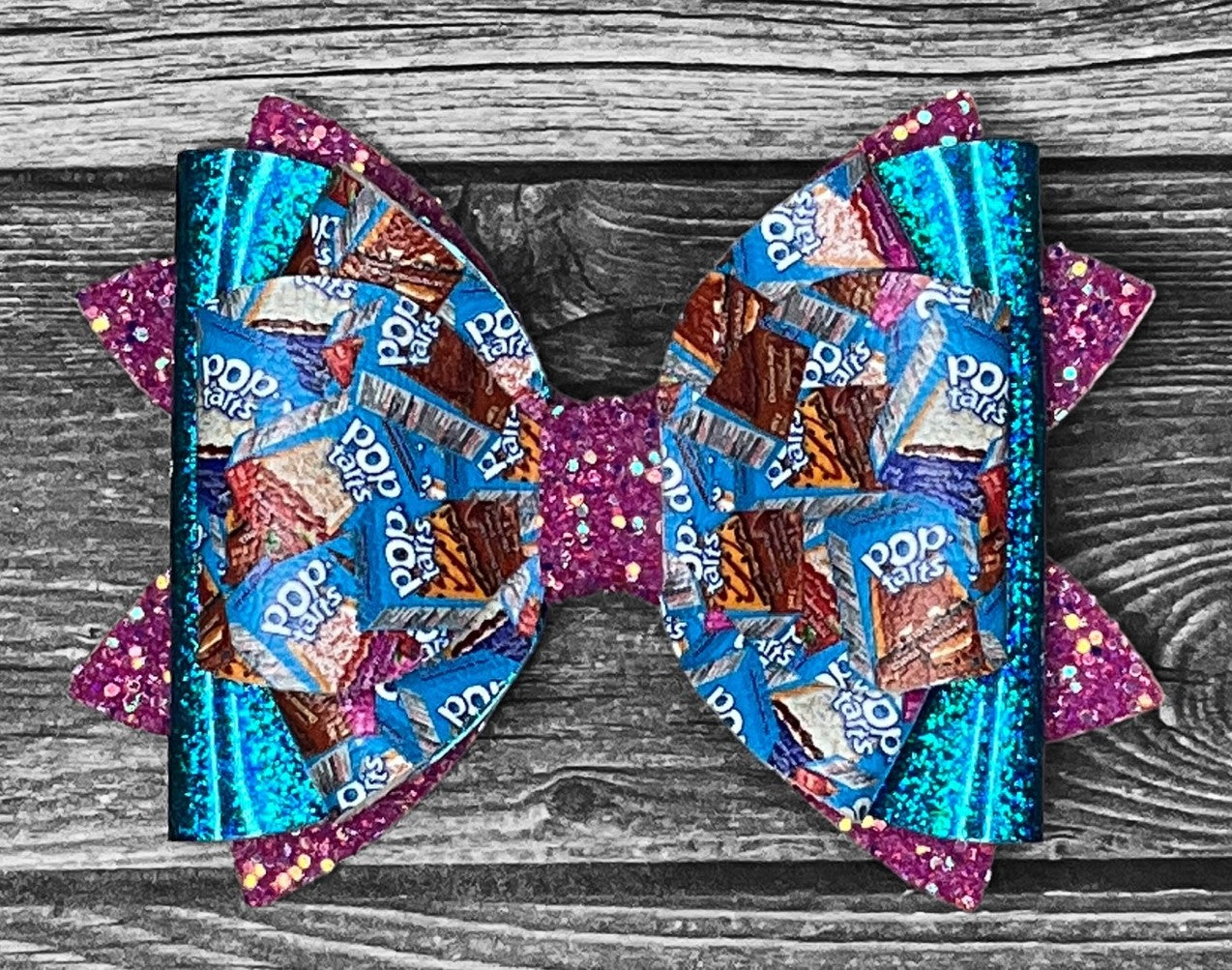 4" Poptarts Hair Bow