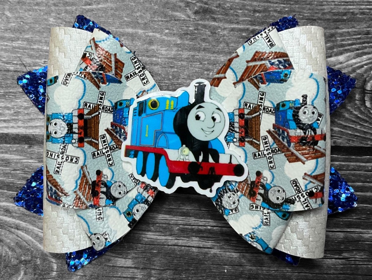 4" Thomas the Train Hair Bow