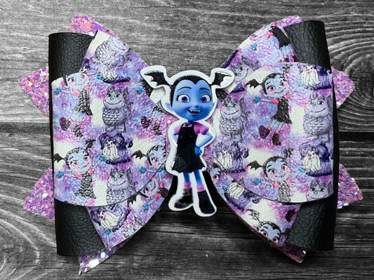 4" Vampirina Hair Bow