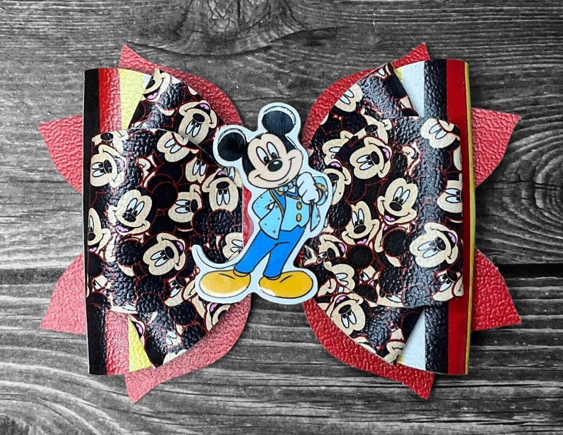 4" Mickey and Friends Hair Bows