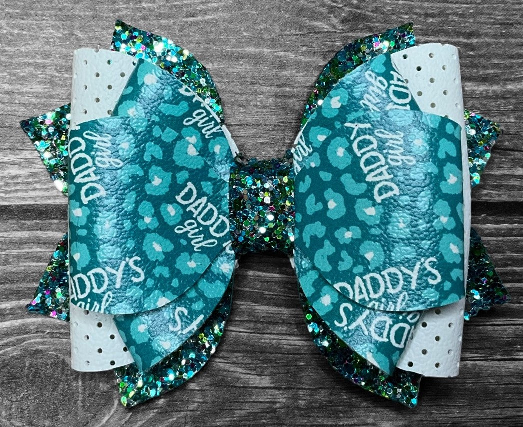 4" Daddys Girl Hair Bow