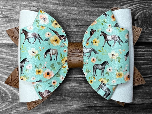 4" Classic Horses Hair Bow