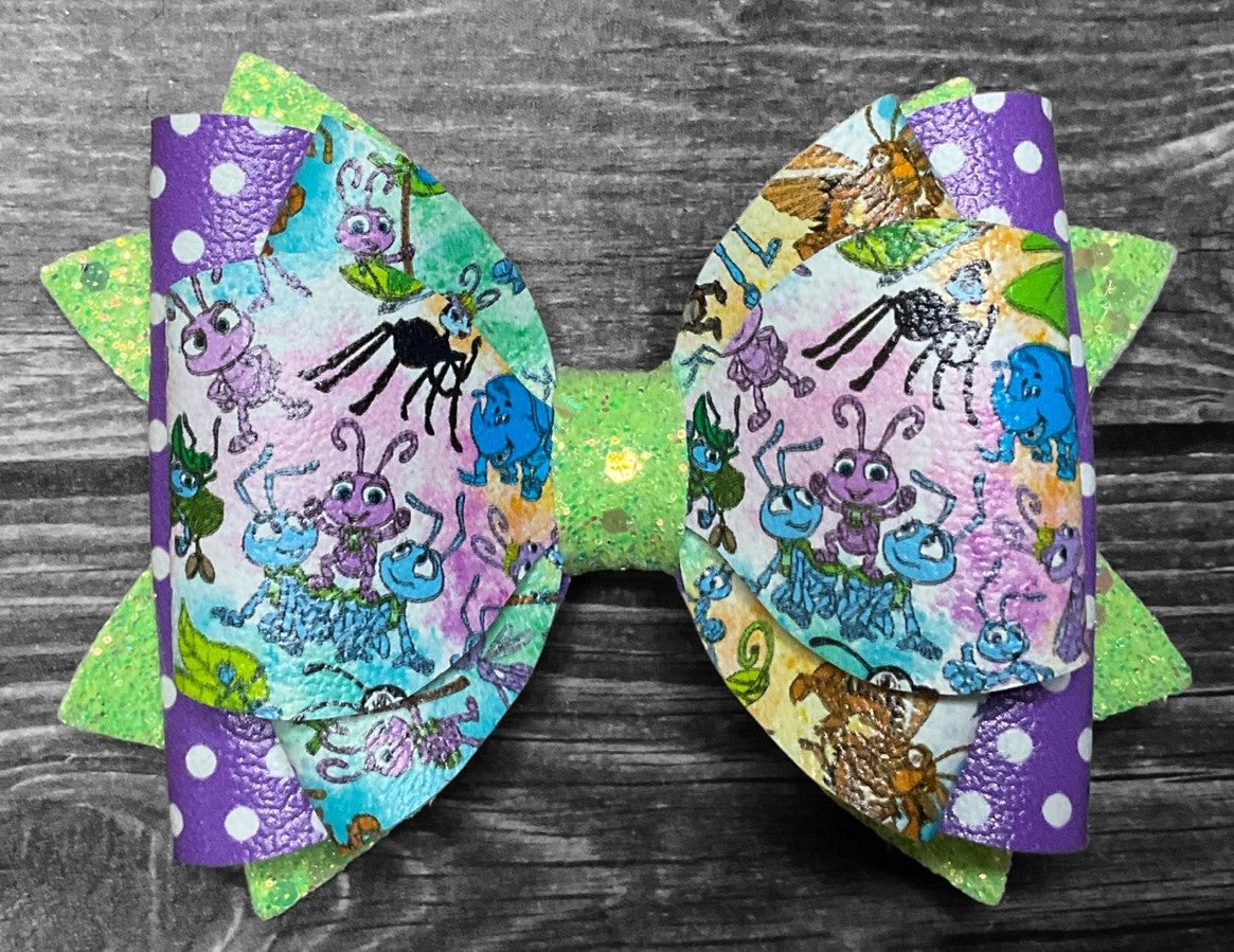 4" A Bugs Life Hair Bow