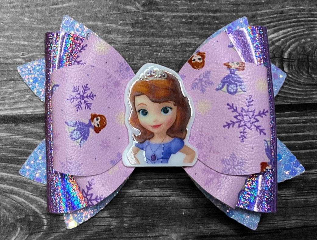 4" Princess Sofia the First Hair Bow