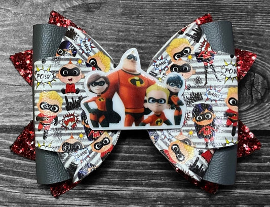 4" The Incredibles Hair Bow