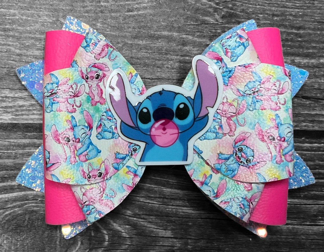 4" Stitch Hair Bow