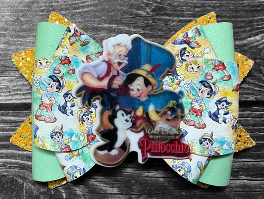 4" Pinocchio Hair Bow