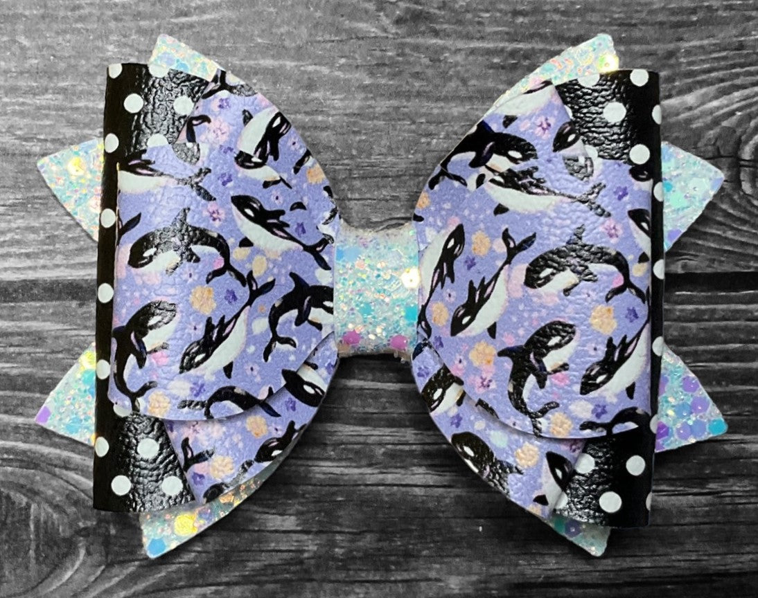 4" Orca Hair Bow