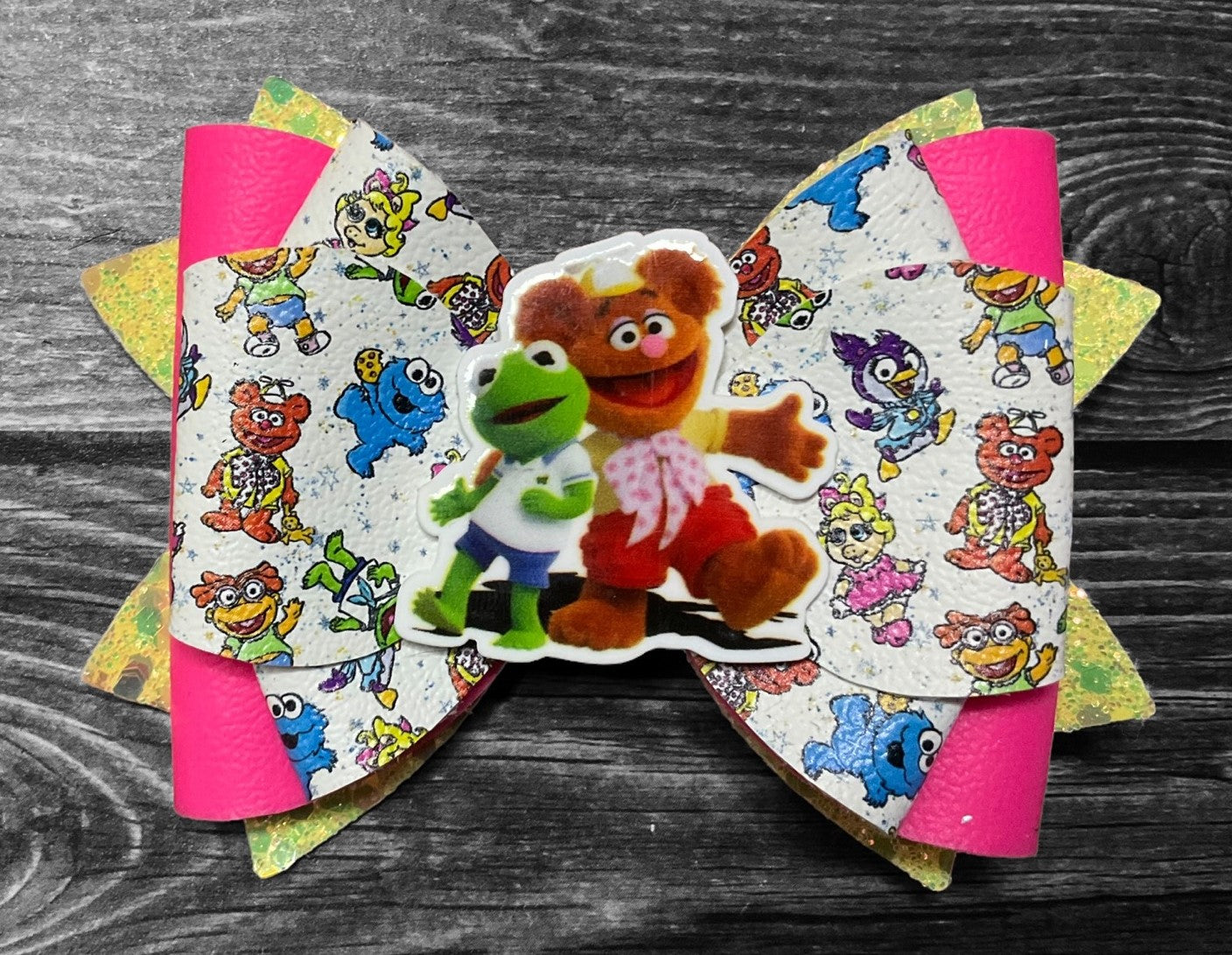 4" Muppet Babies Hair Bow