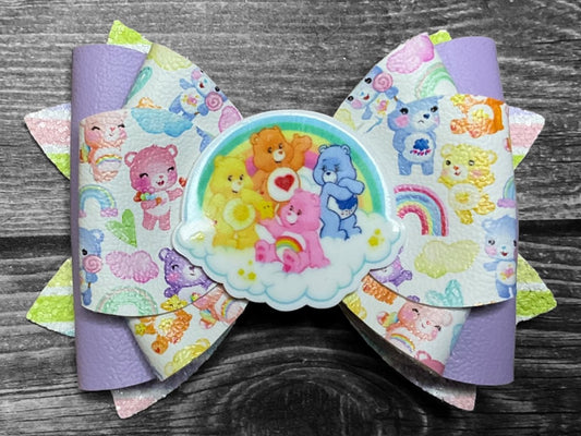 4" Carebears Hair Bow