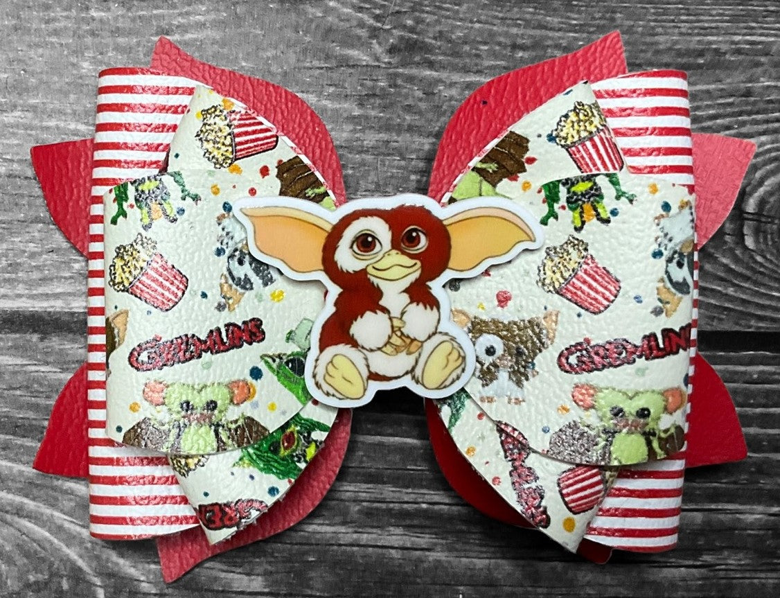 4" Gremlins hair Bow