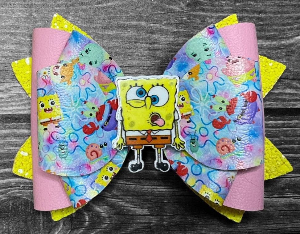 4" SpongeBob SquarePants Hair Bow