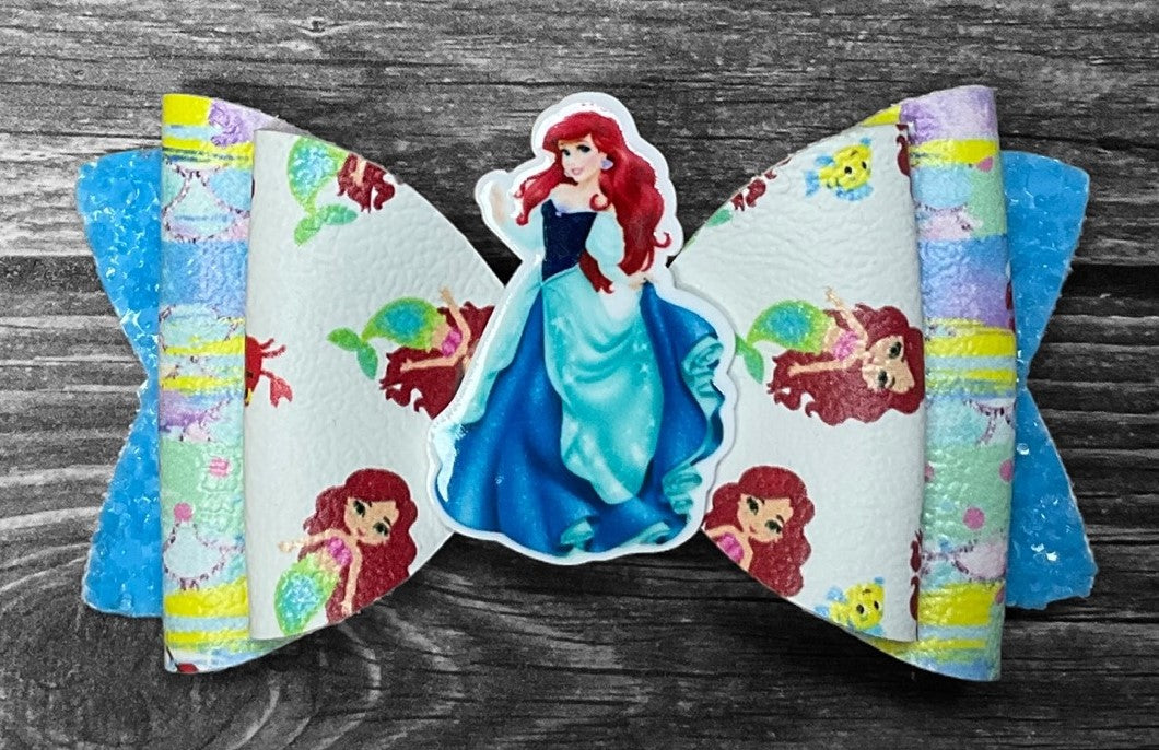 4" Ariel Ursula Hair Bow