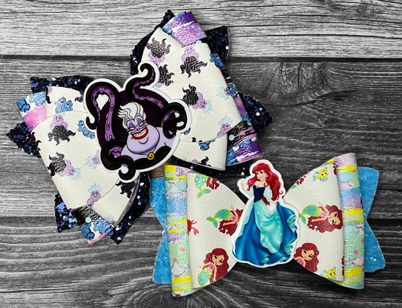 4" Ariel Ursula Hair Bow