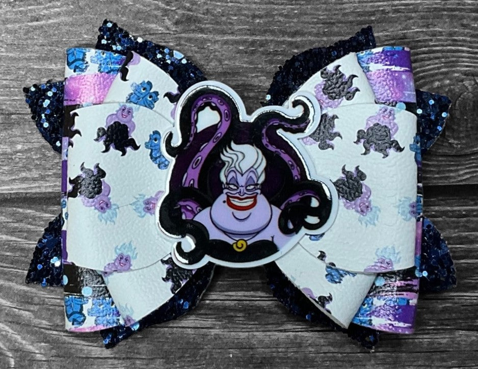 4" Ariel Ursula Hair Bow