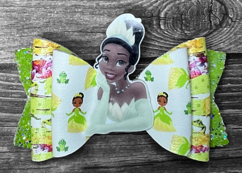 4" Tiana & Dr Facilier Hair Bow