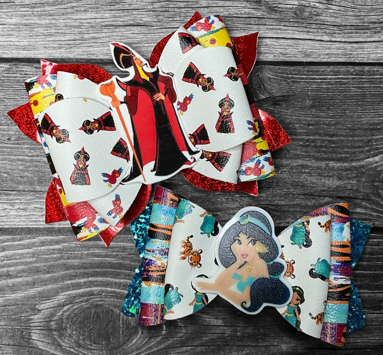 4" Jasmine & Jafar Hair Bow