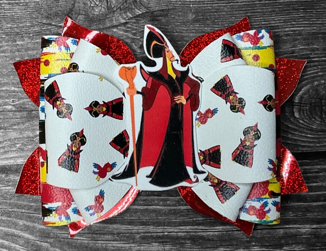 4" Jasmine & Jafar Hair Bow