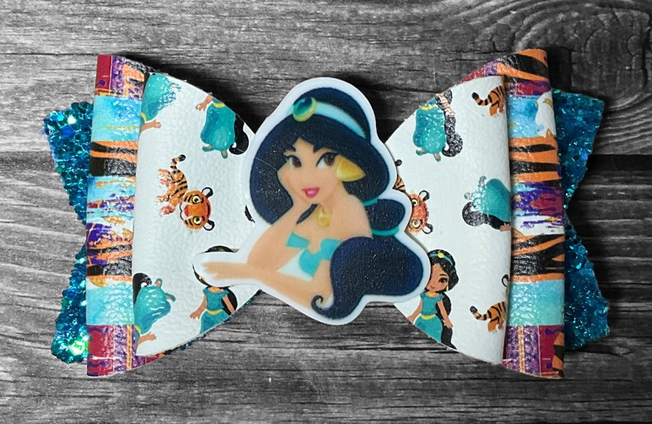 4" Jasmine & Jafar Hair Bow