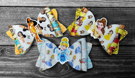 3.5" Disney Princess Hair Bow