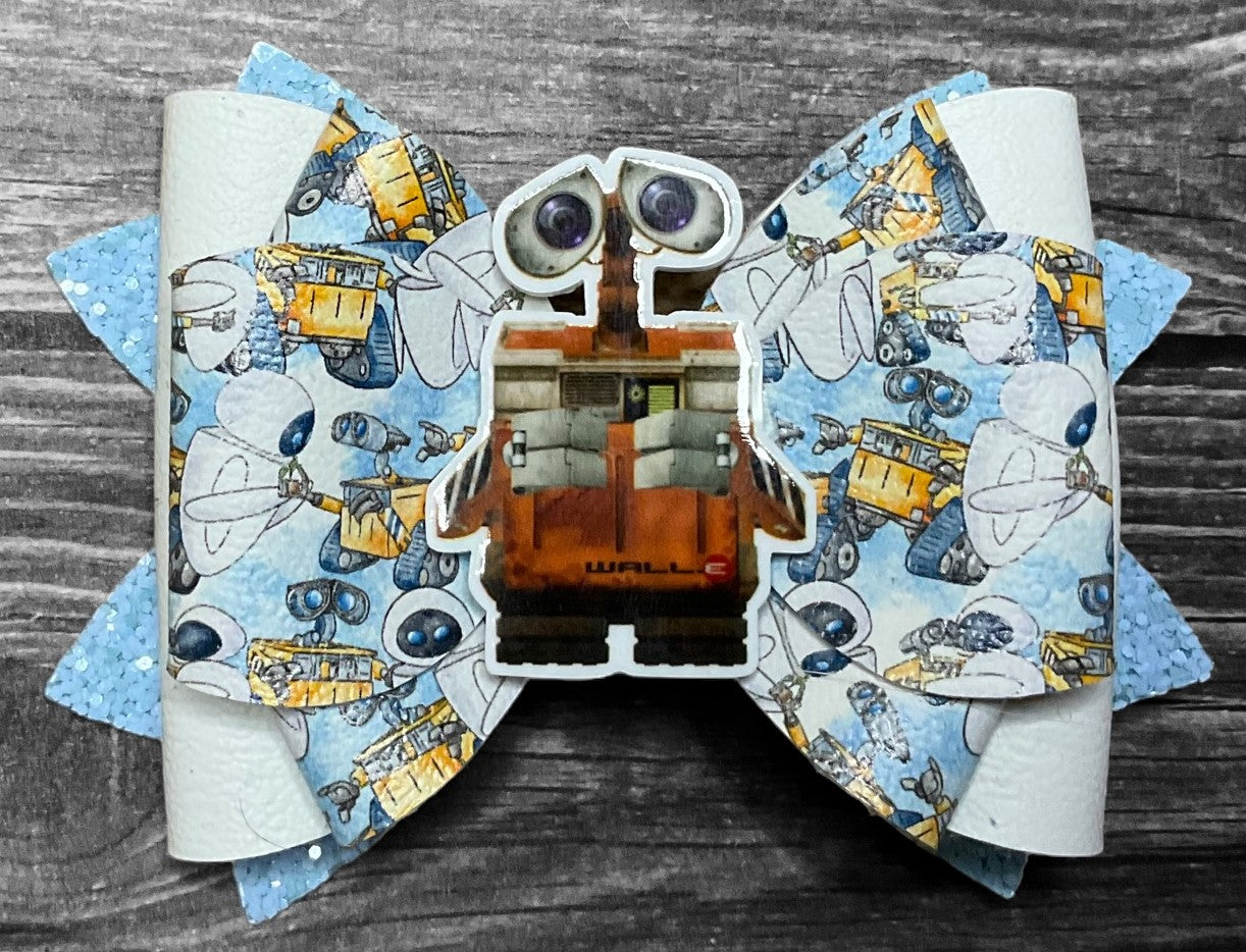 4" Wall-E Hair Bow