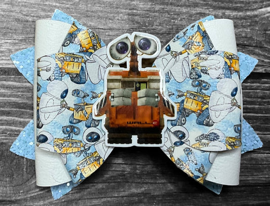 4" Wall-E Hair Bow